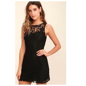 BB Dakota Thessaly Black Lace Dress
